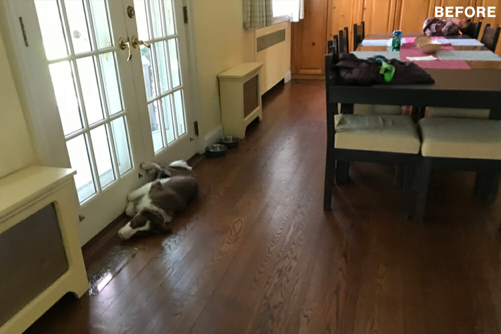Before dining and kitchen