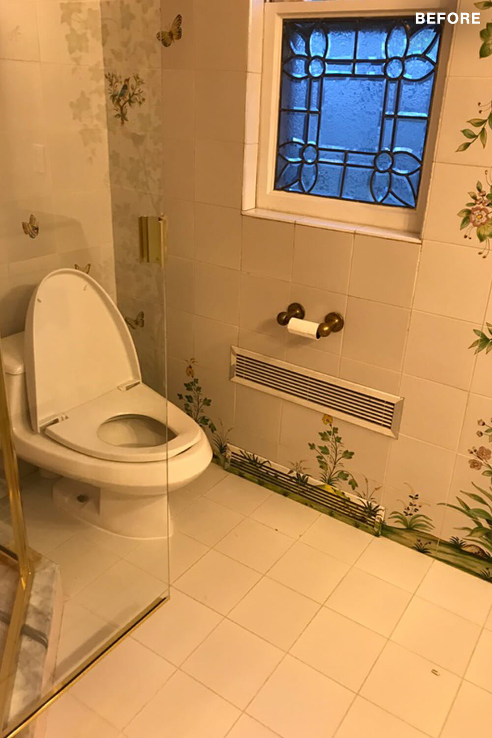 bathroom before