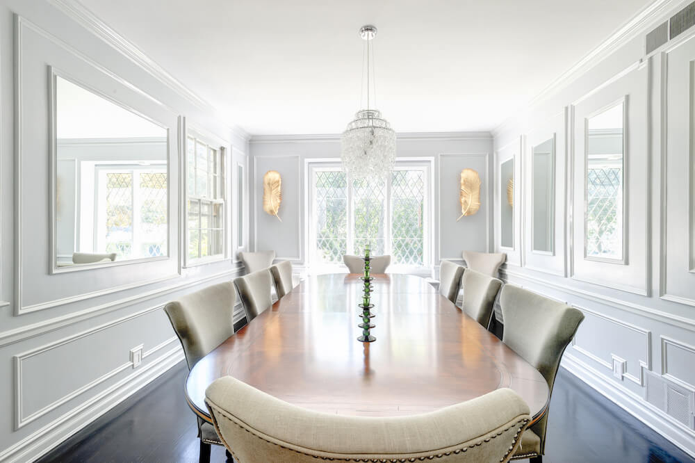 trim molding dining room