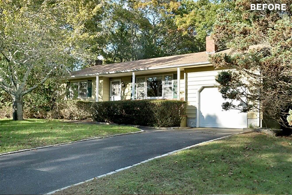 Hamptons ranch before